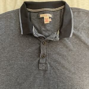 Carbon2Cobalt Blue Performance Golf Polo Shirt Men’s Size Medium Casual Soft